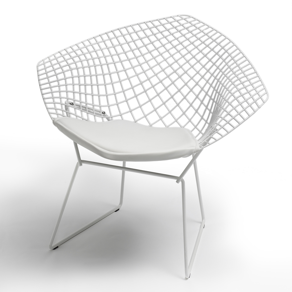 knoll inc bertoia diamond chair outdoor weiss